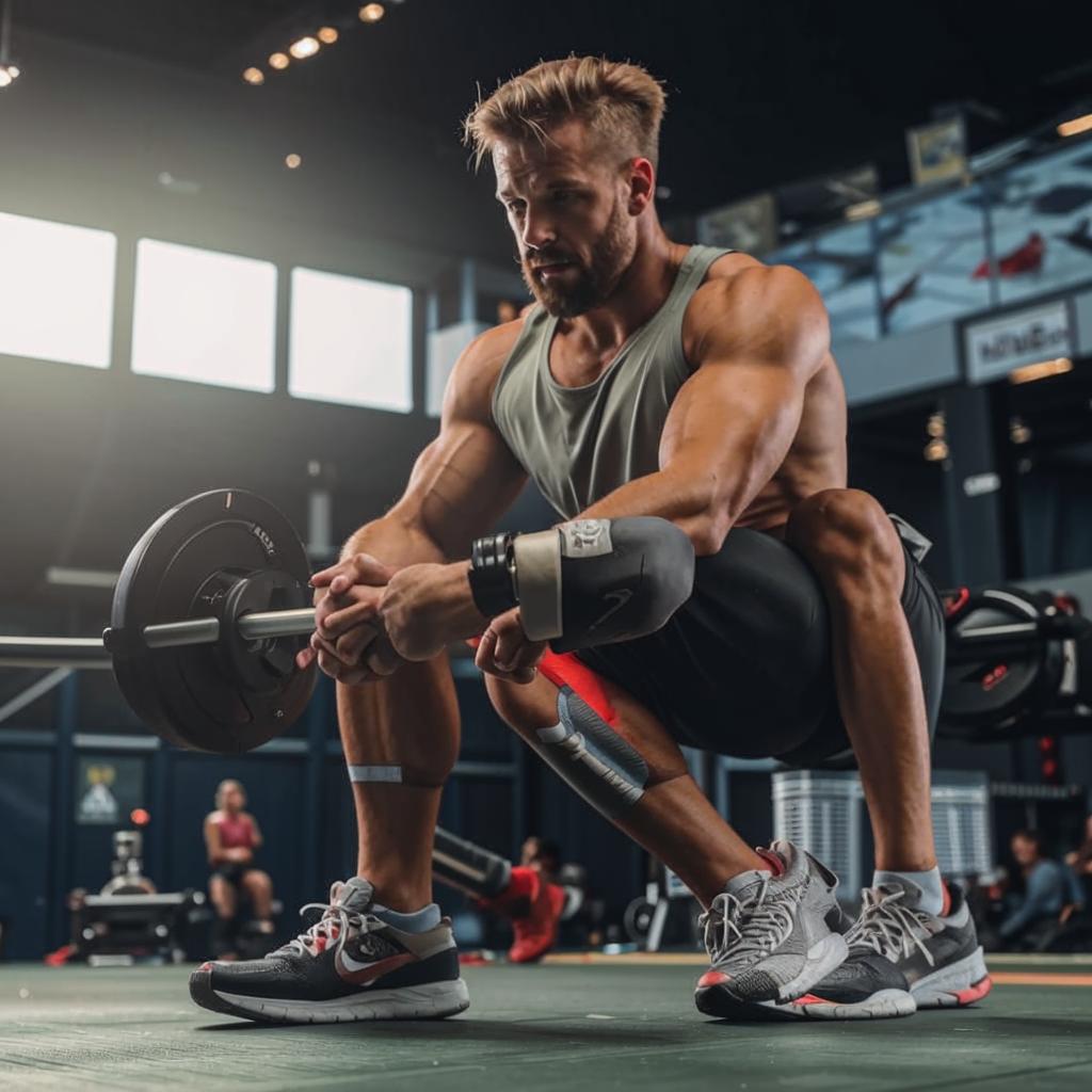 Athlète utilisant un équipement sportif Morningslikes